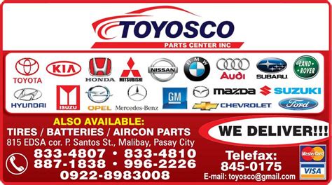 toyosco photos|Toyosco Parts Philippines .